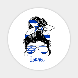 Israel girl, Israel Flag, Israel gift heritage,  Kazakhstani girlfriend, Magnet